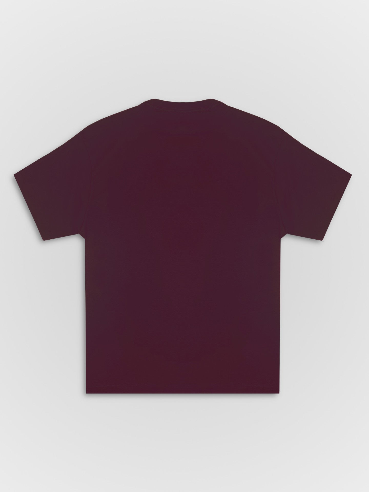Embroidered Balloon Cotton Tee Maroon