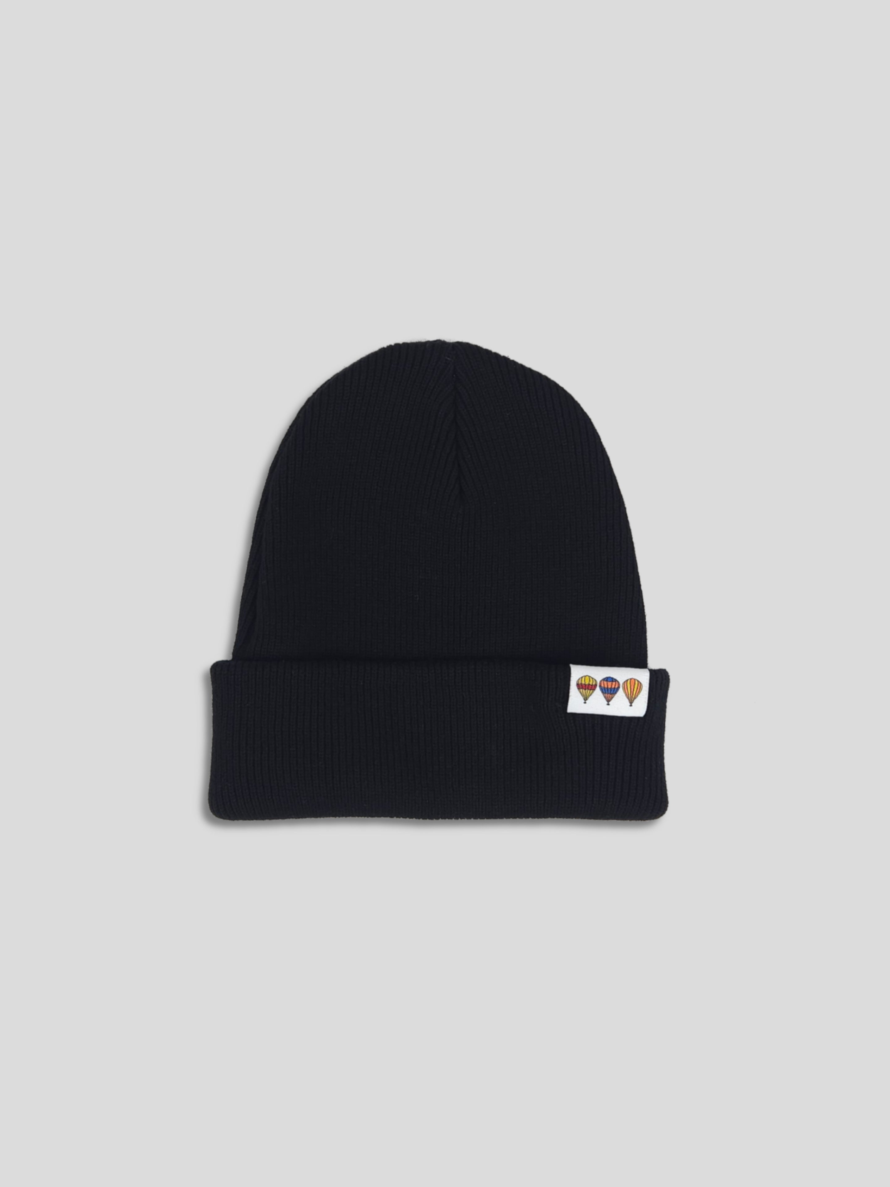Three Balloon Beanie - Black – Finsbury Park Ballooning Society
