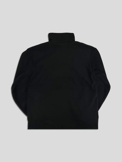 Mosaic Quarter ZIp Fleece - Black