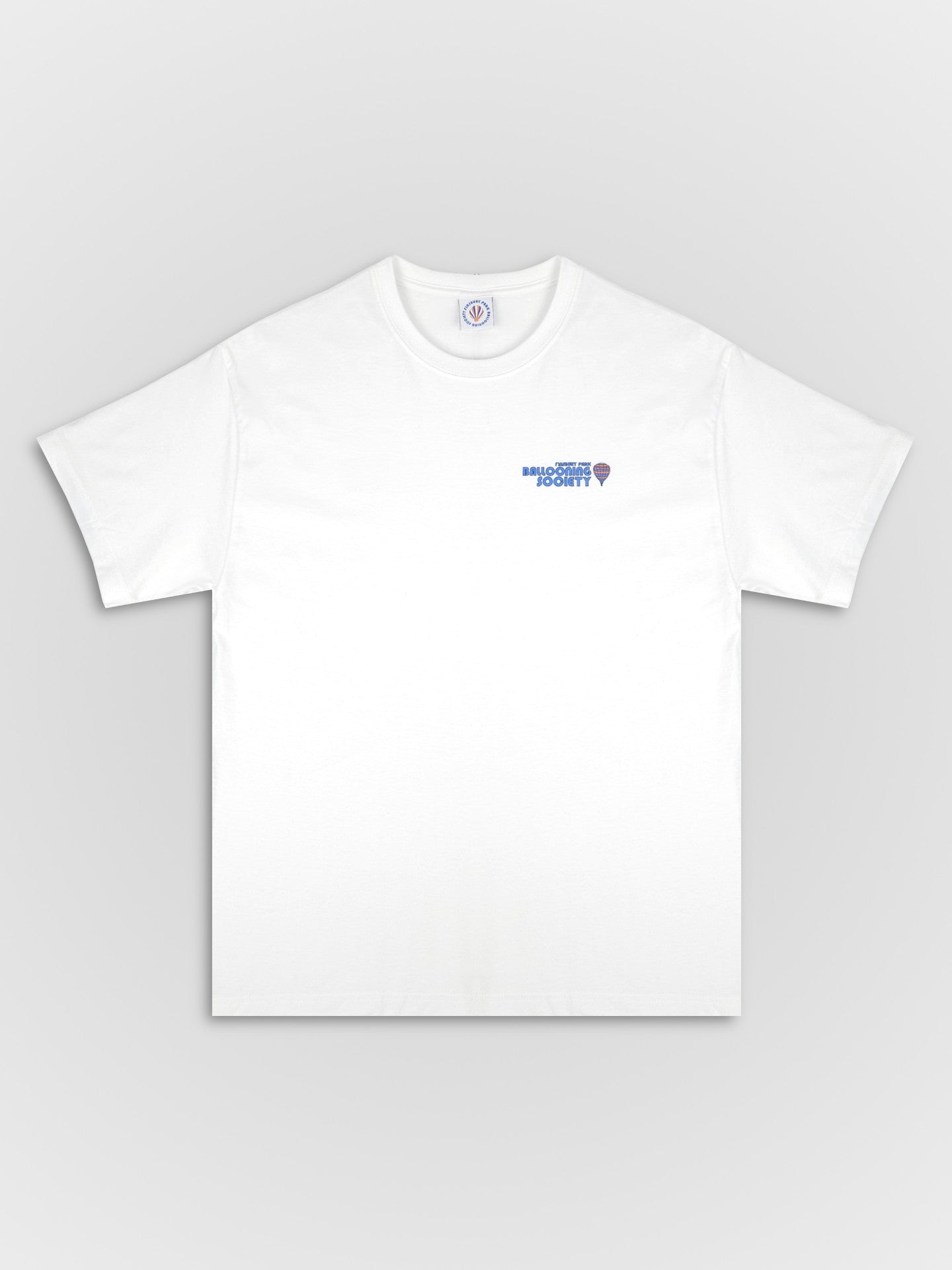 3D Balloon Print Cotton Tee White